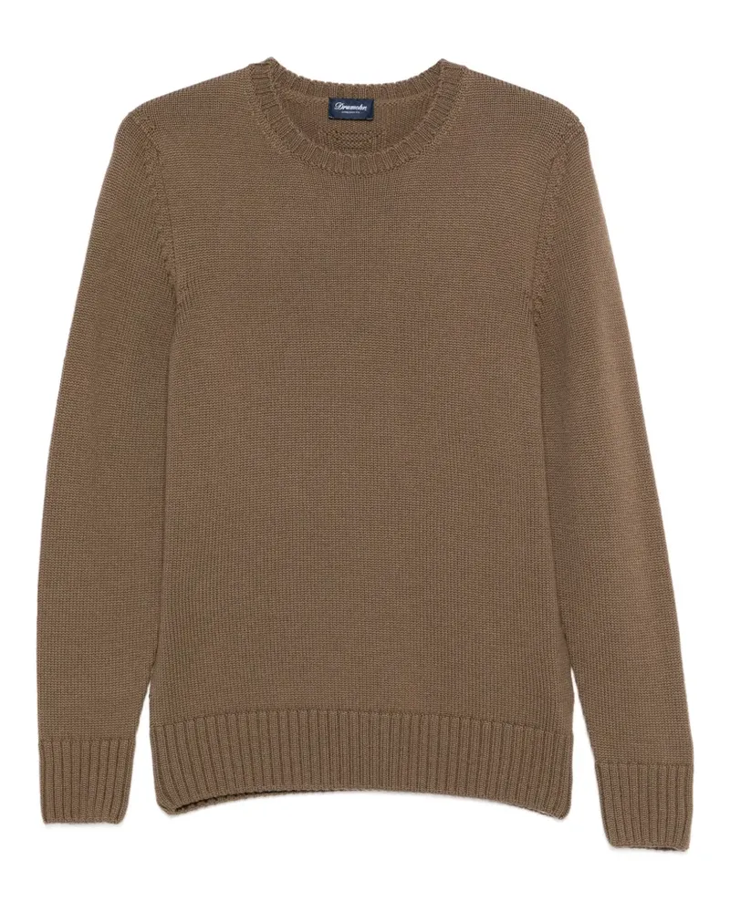 Drumohr  Gerippter Pullover - Braun Braun