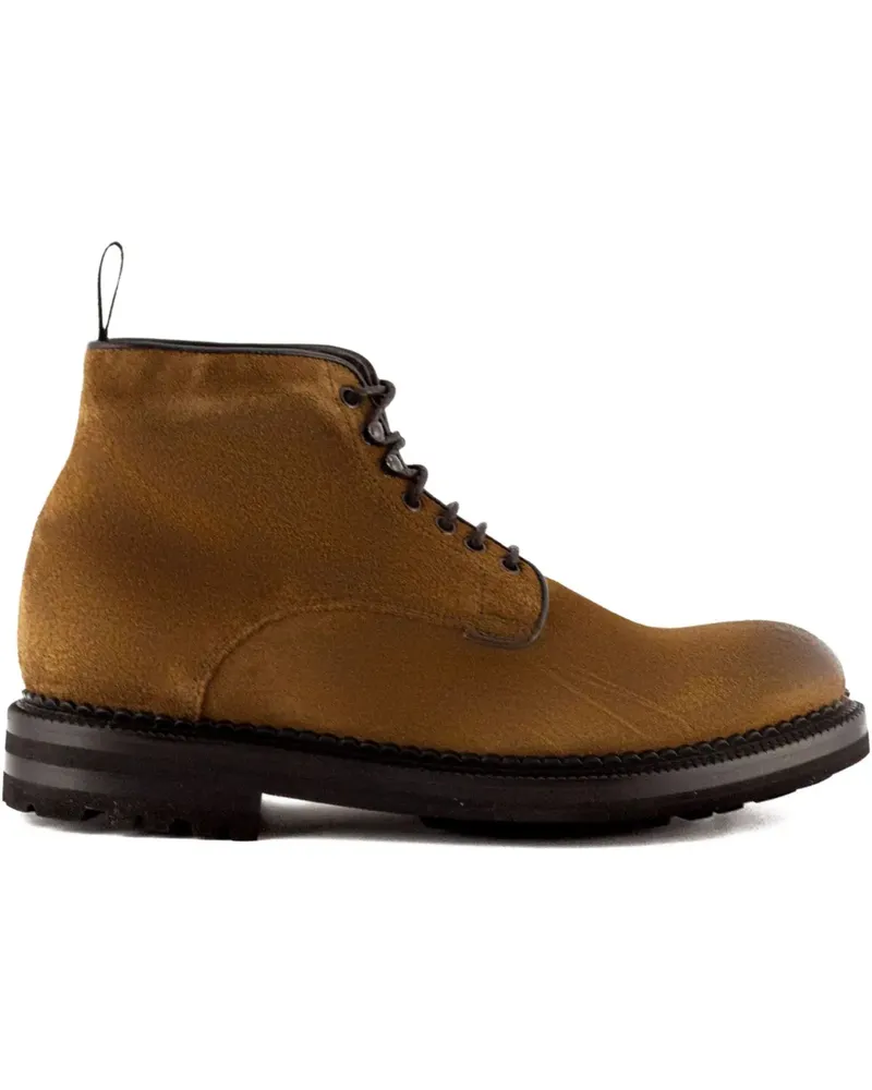 Green George Schnürstiefel mit runder Kappe - Braun Braun