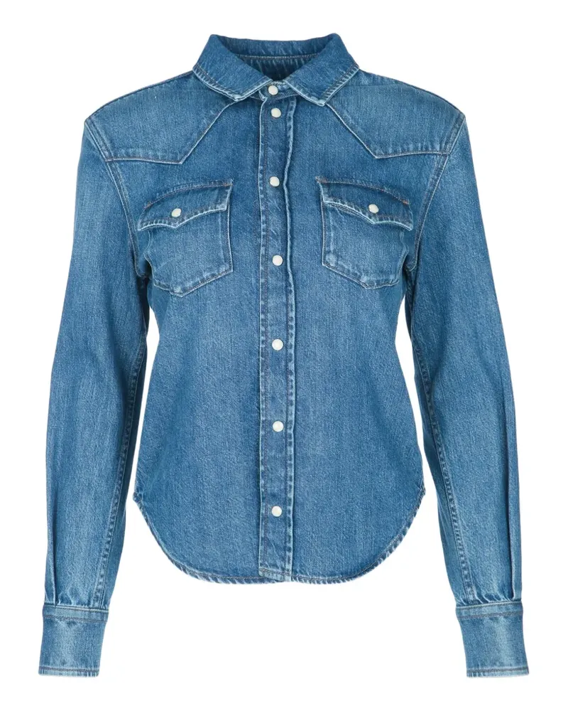 Jacob Cohën western-style denim shirt - Blau Blau