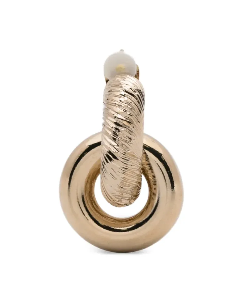 N° 21 Strukturierte Ohrringe - Gold Gold