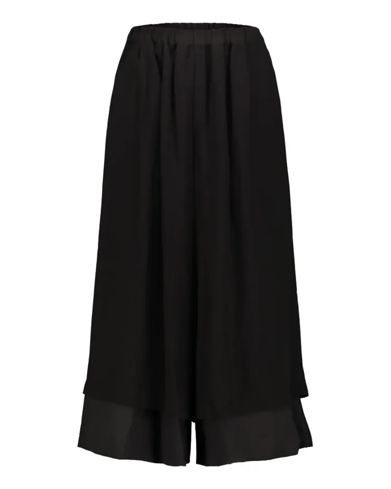 Comme des Garçons layered wool trousers - Schwarz Schwarz