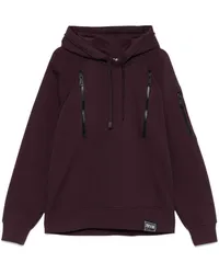 Versace Jeans Hoodie mit Logo-Patch Violett