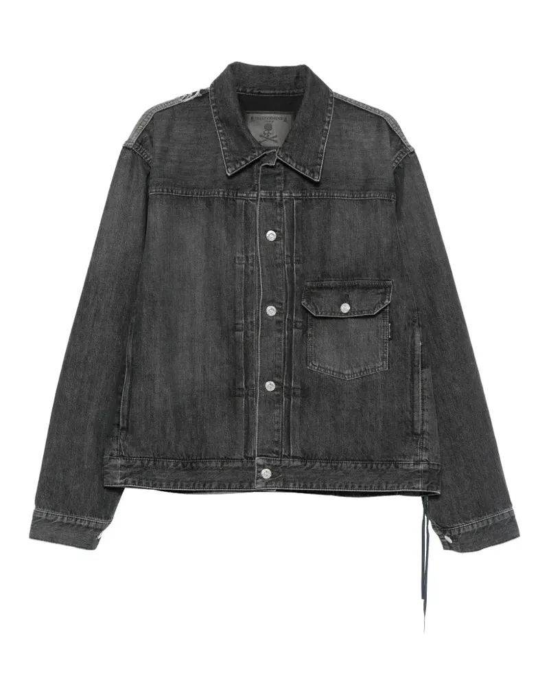 Mastermind Japan cotton denim jacket - Grau Grau
