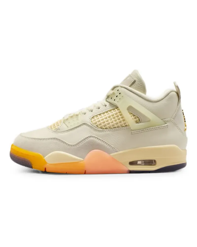 Jordan Air  4 Retro Birds of Paradise leather sneakers - Nude Nude