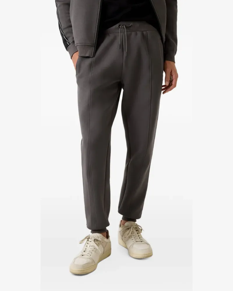 Guess side-logo jogger pants - Grau Grau
