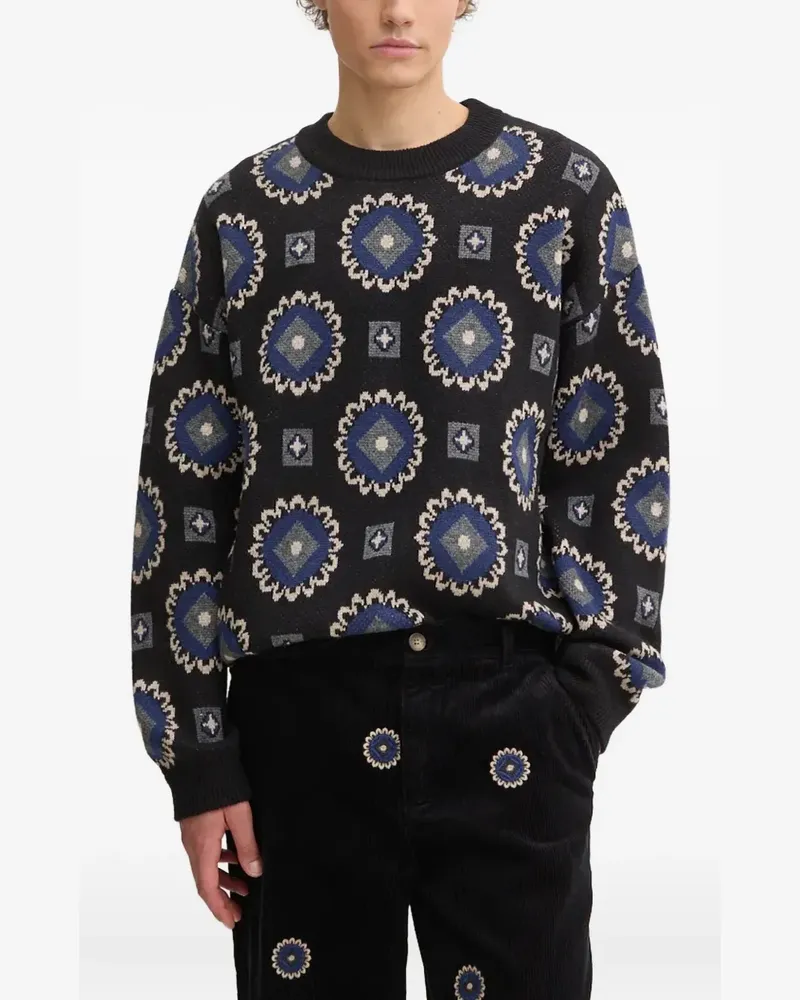 LES DEUX crew-neck sweater - Schwarz Schwarz