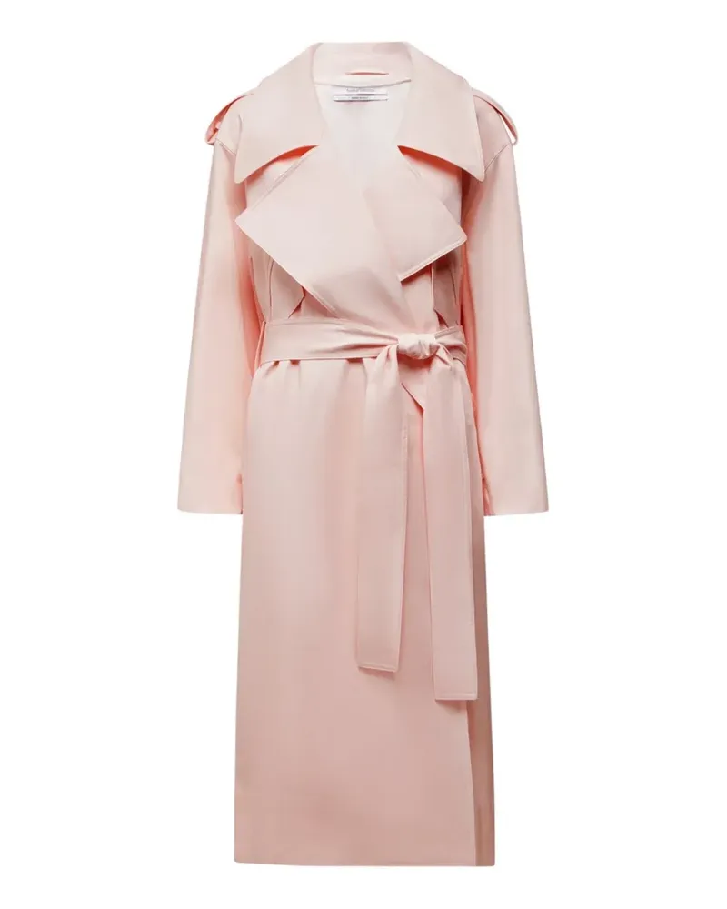 Another Tomorrow belted trench coat - Rosa Rosa