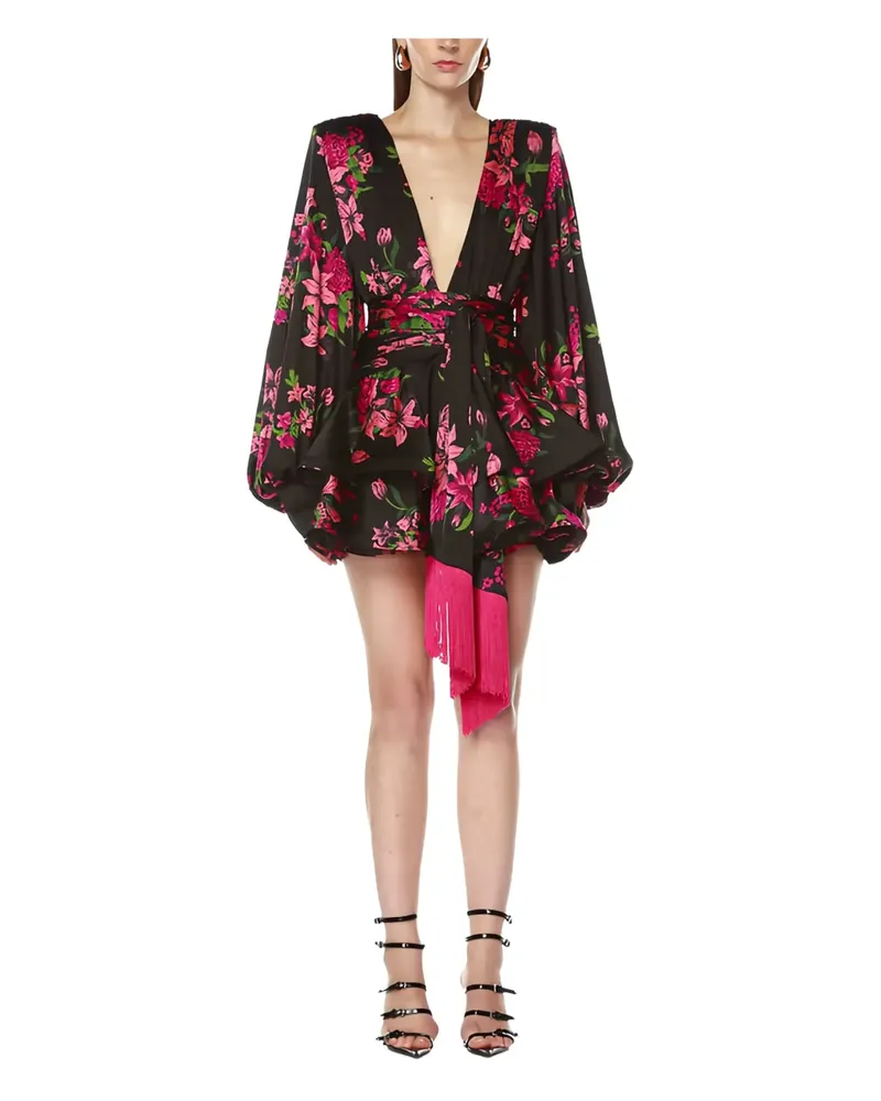 BRONX AND BANCO Bedouin Lily Minikleid - Schwarz Schwarz