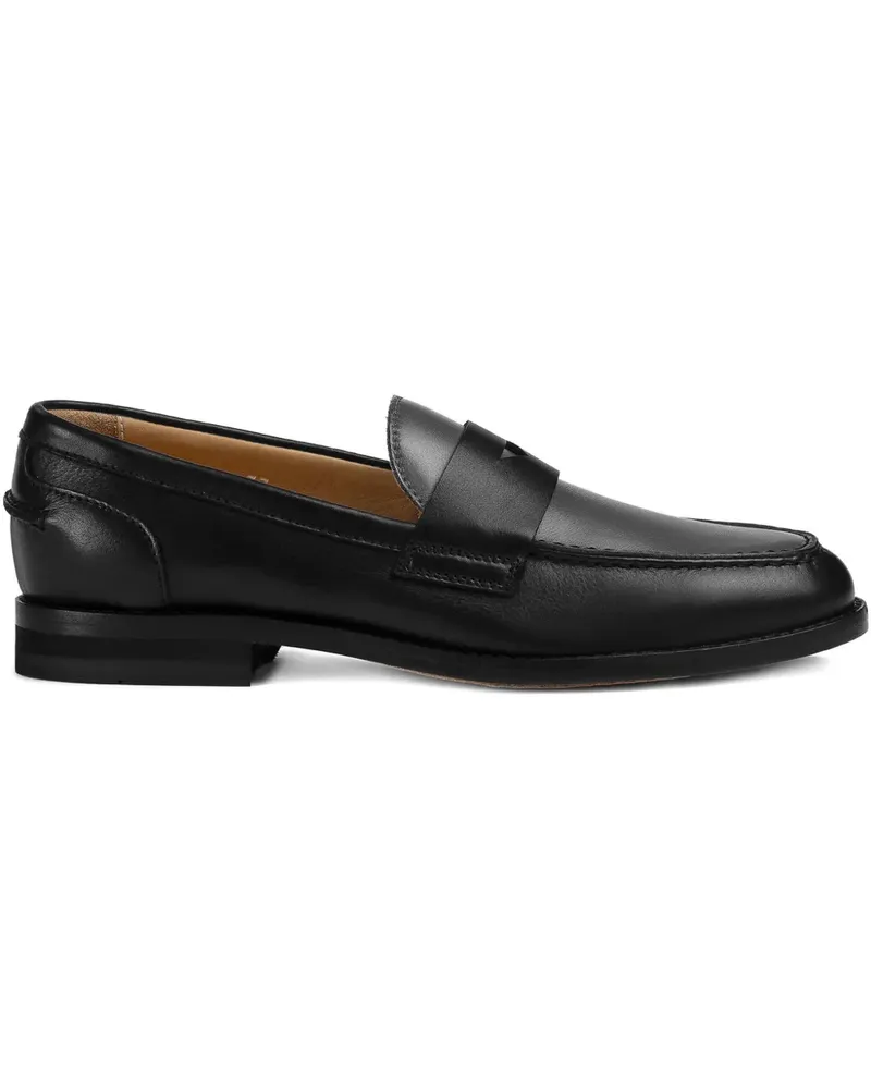 Doucal´s Zweifarbige Loafer - Schwarz Schwarz