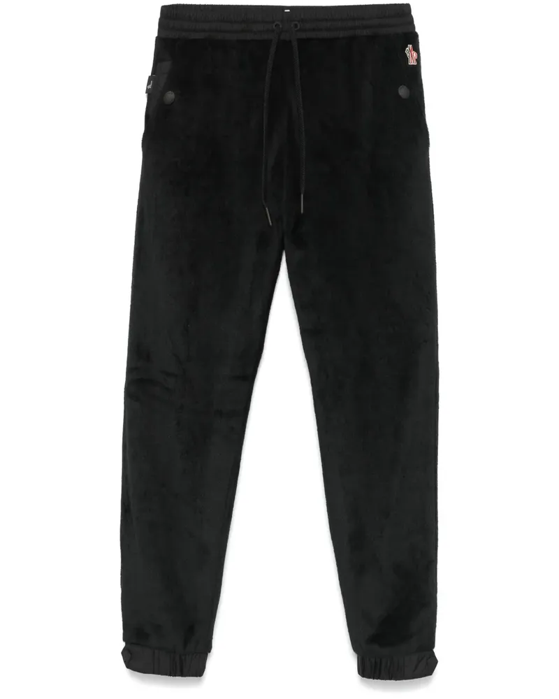 Moncler Jogginghose mit Logo-Stickerei - Schwarz Schwarz