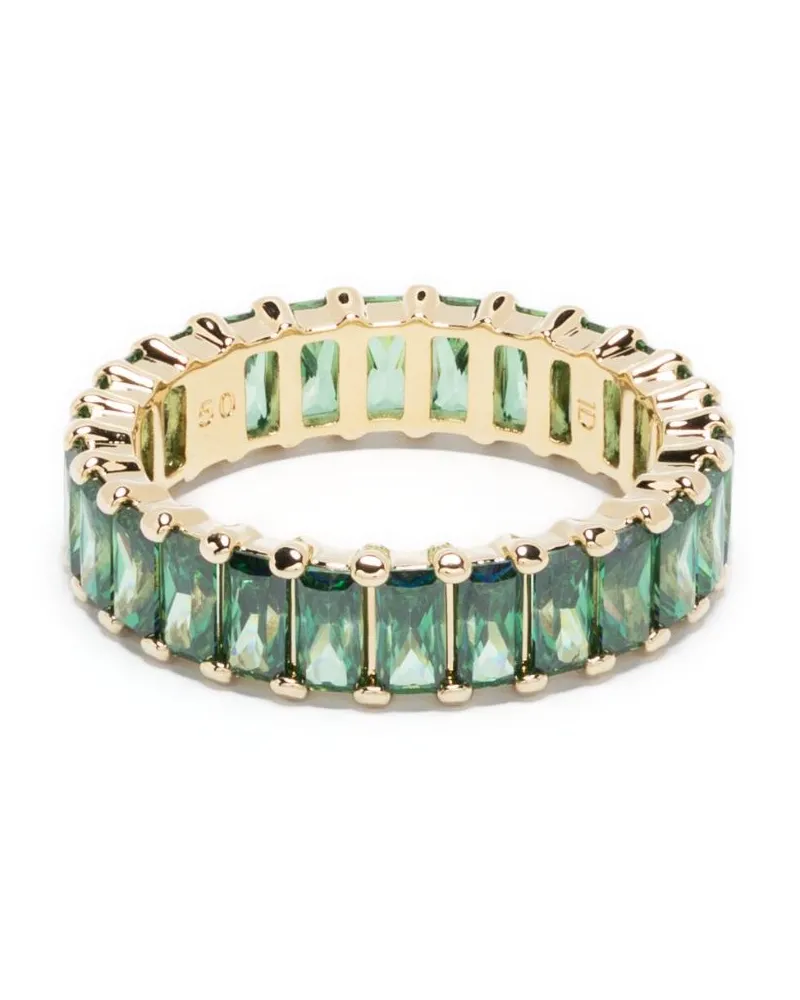 Swarovski Matrix Ring mit Kristallen - Grün Grün