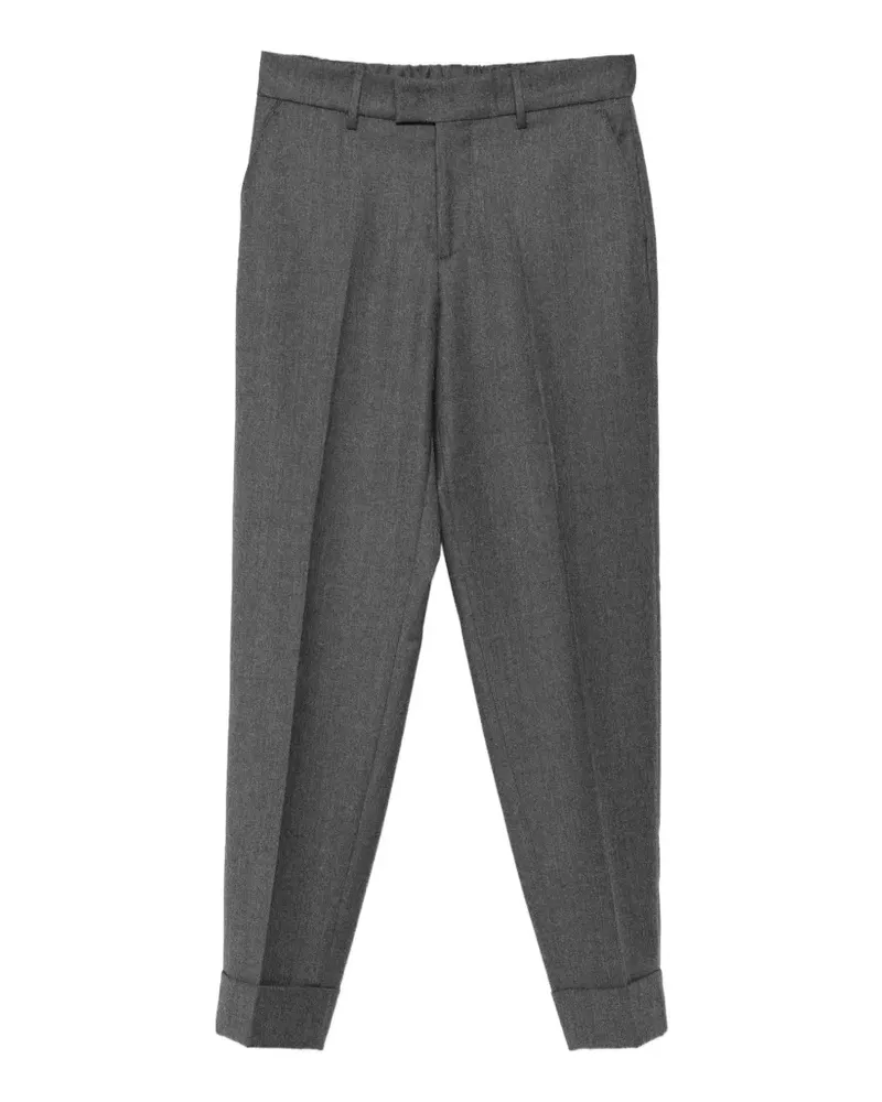 Berwich Hose mit Bügelfalten - Grau Grau