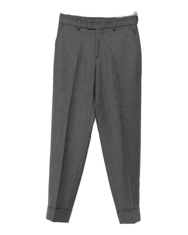 Berwich Alice pressed-crease turn-up trousers - Grau Grau
