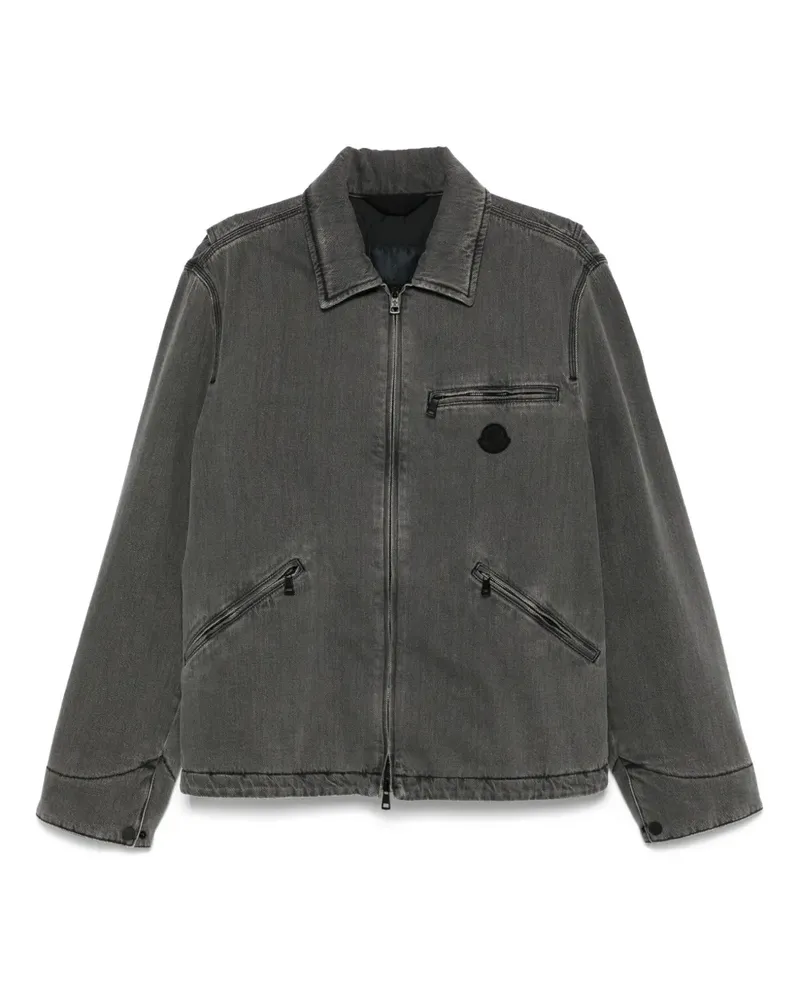 Moncler Acate Hemdjacke - Schwarz Schwarz