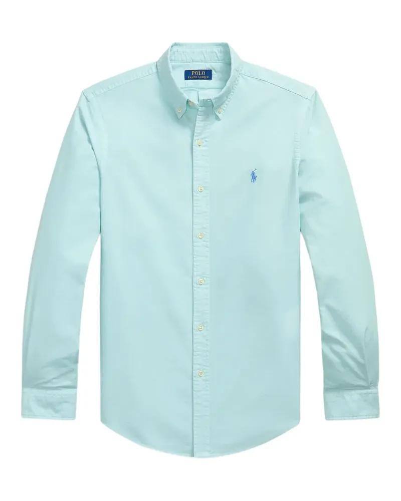 Ralph Lauren Stückgefärbtes Oxford-Hemd - Blau Blau