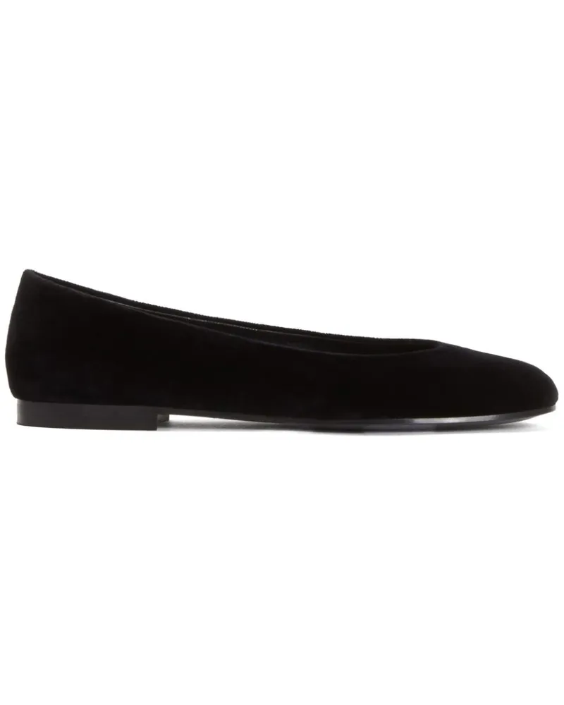 Fabiana Filippi Ballerinas aus Samt - Schwarz Schwarz