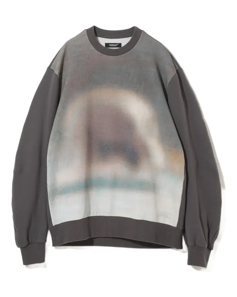 Undercover Sweatshirt mit grafischem Print - Grau Grau