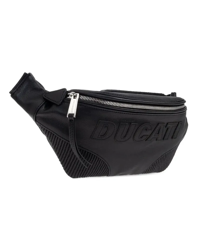 Dsquared2 x Ducati Gürteltasche mit Prägung - Schwarz Schwarz