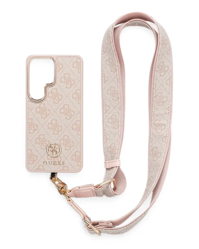 Guess Samsung Galaxy S26 Ultra logo-print strap phone case - Rosa Rosa