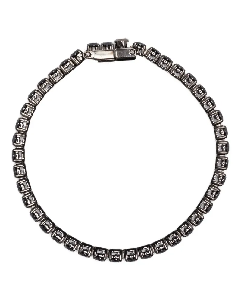 Swarovski Matrix Tennisarmband - Schwarz Schwarz