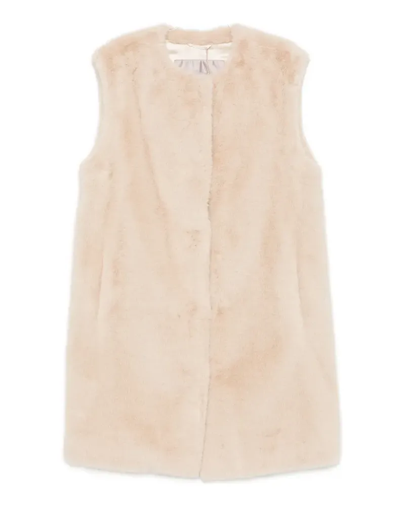Herno faux-fur gilet - Nude Nude