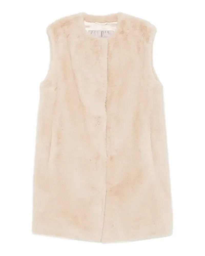 Herno faux-fur gilet - Nude Nude