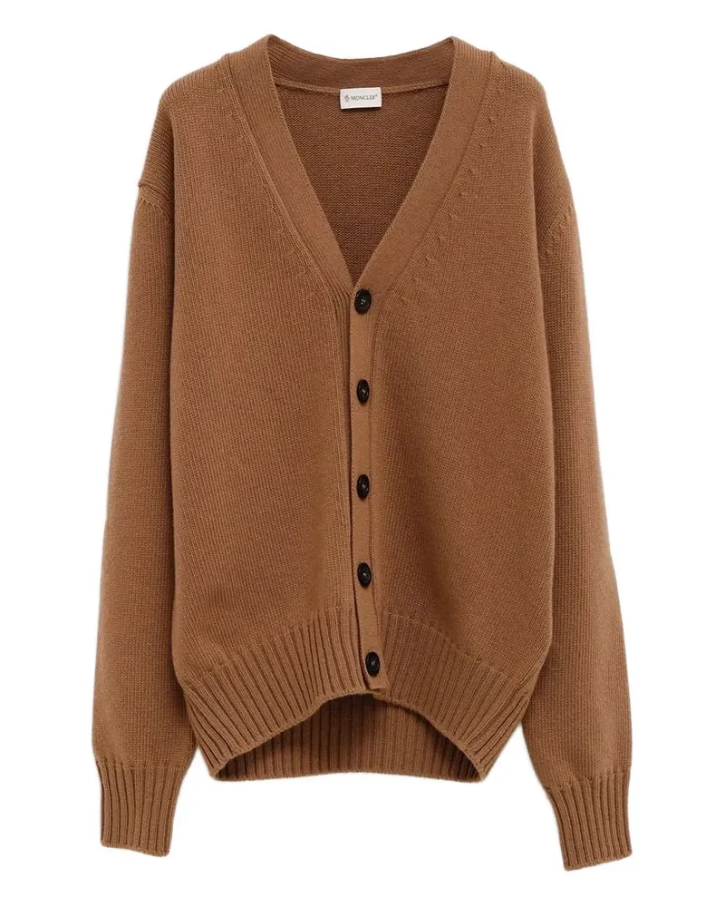 Moncler buttoned v-neck cardigan - Braun Braun