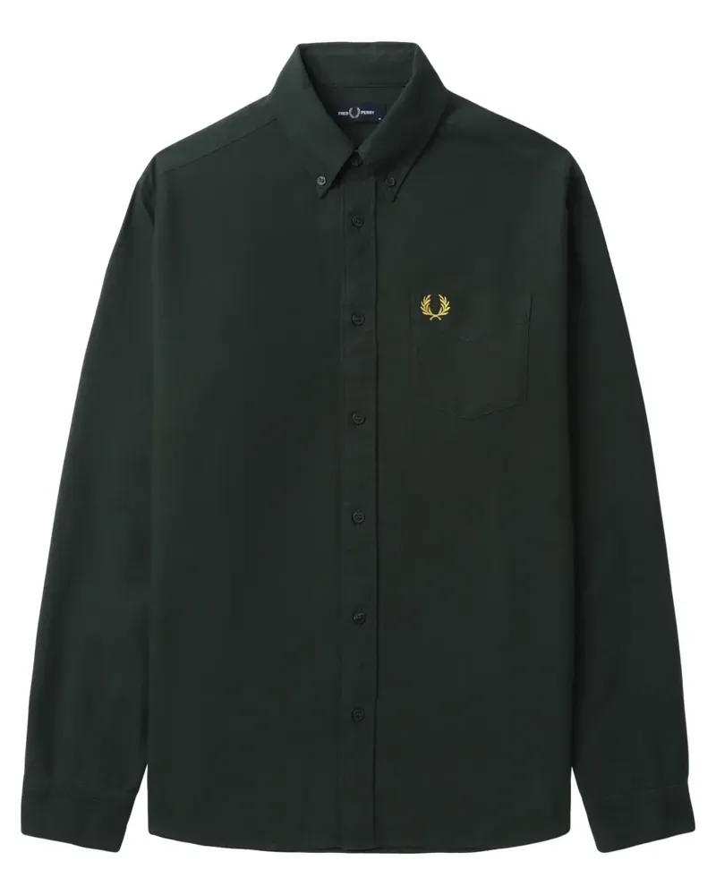 Fred Perry Oxford-Hemd - Grün Grün
