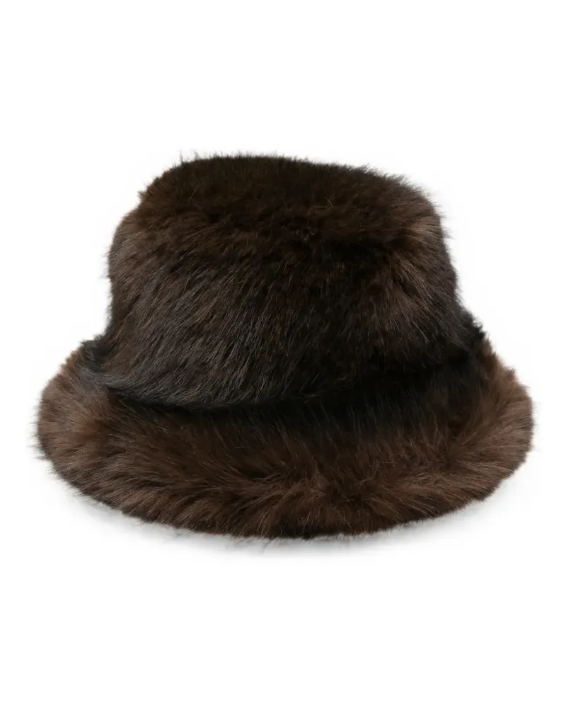 Liviana Conti Fischerhut aus Faux Fur - Braun Braun