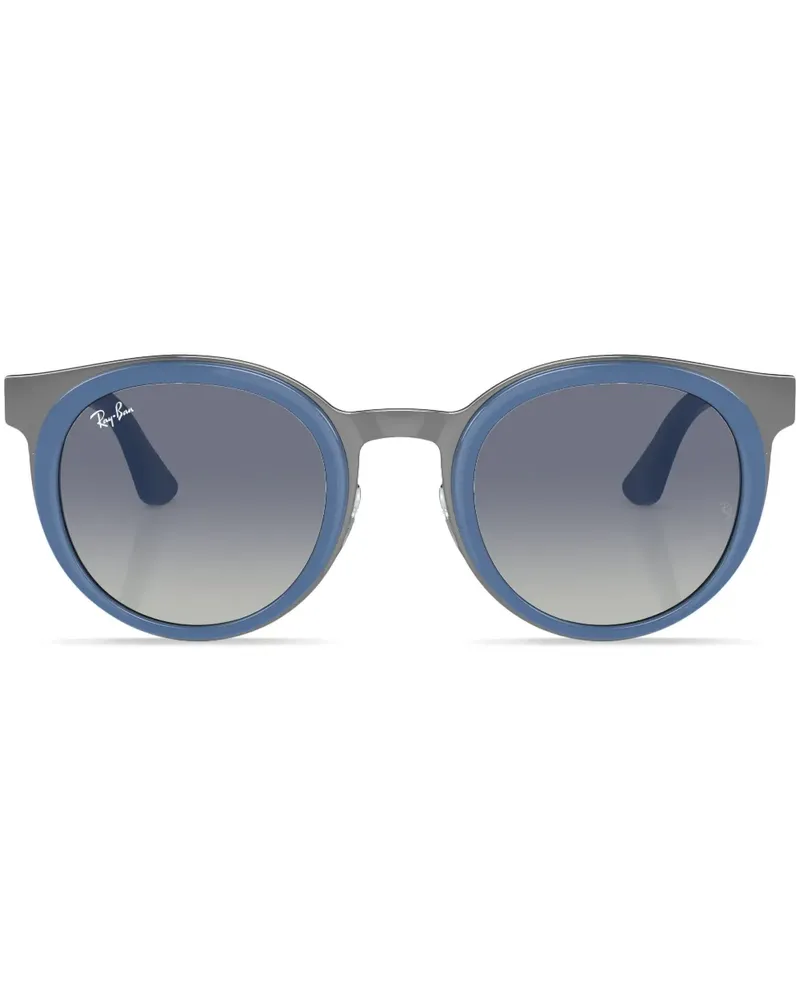 Ray Ban Bonnie Sonnenbrille mit rundem Gestell - Blau Blau
