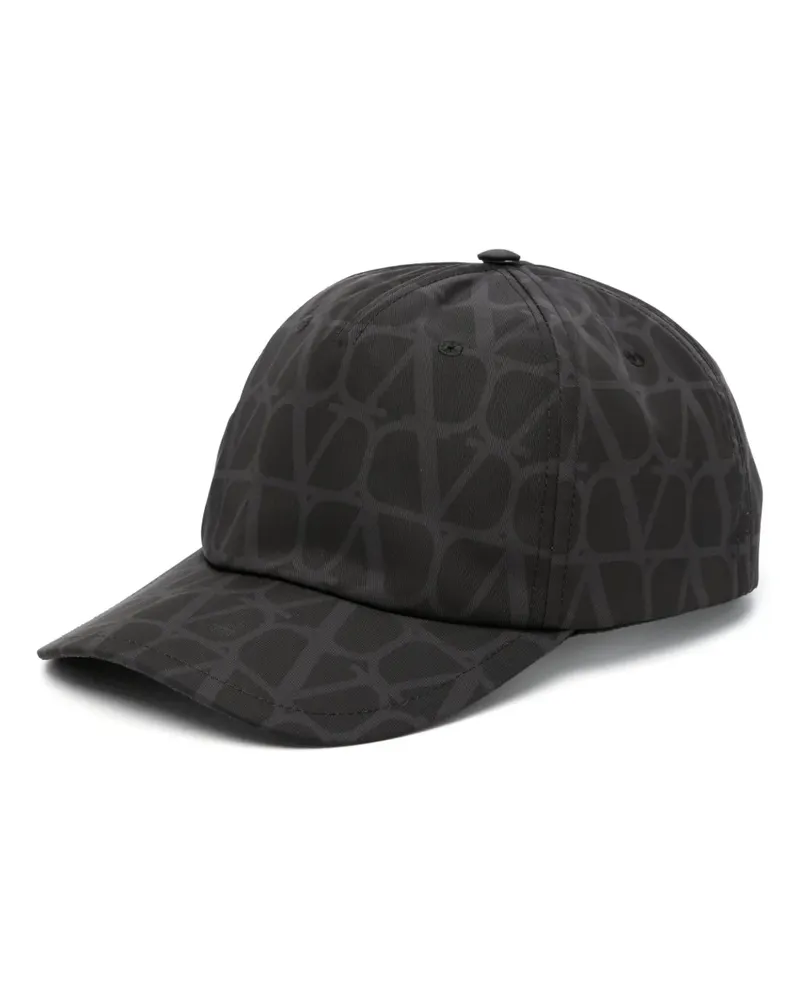Valentino Garavani Baseballkappe mit Toile Iconographe-Muster - Schwarz Schwarz