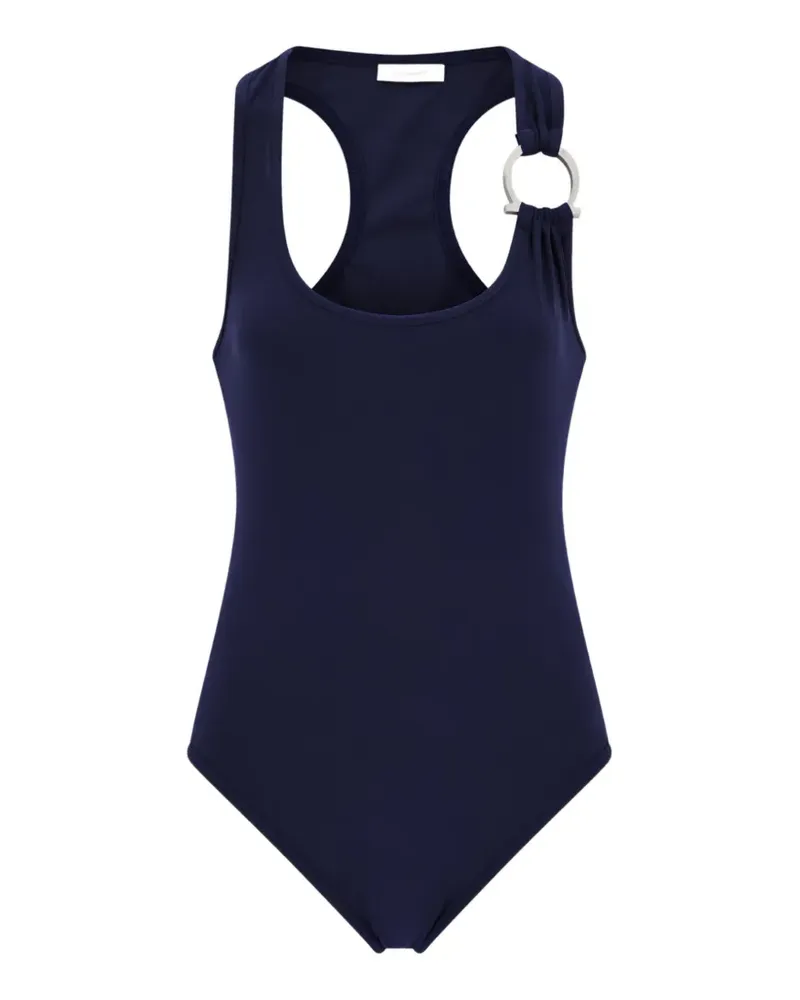Ferragamo Gancini full swimsuit - Blau Blau