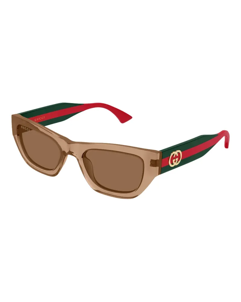 Gucci GG2116S logo-detail sunglasses - Braun Braun