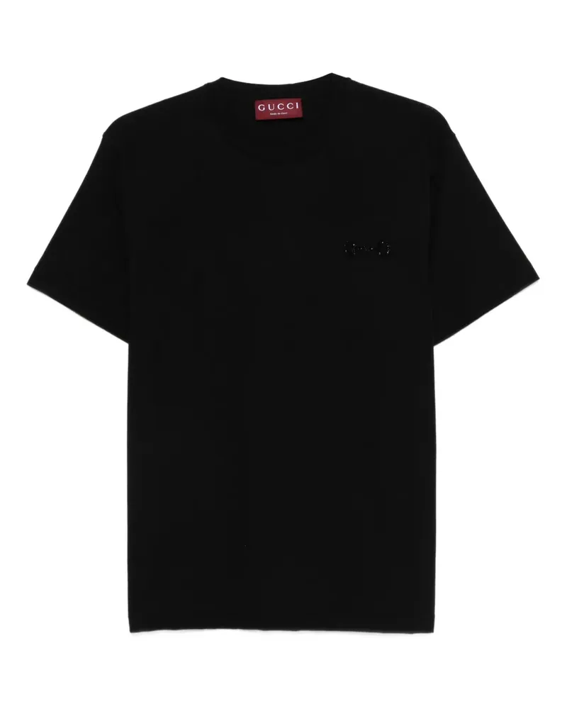 Gucci Horsebit-embellished T-shirt - Schwarz Schwarz