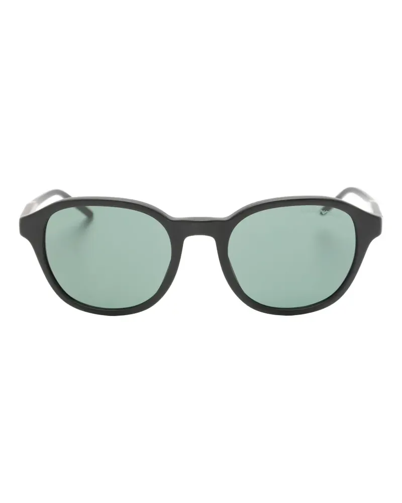 Emporio Armani round-frame sunglasses - Schwarz Schwarz