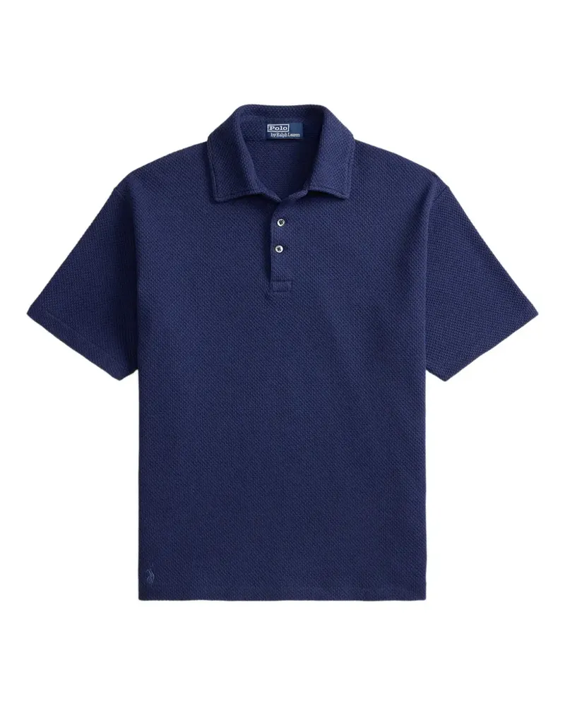 Ralph Lauren Strukturiertes Poloshirt - Blau Blau