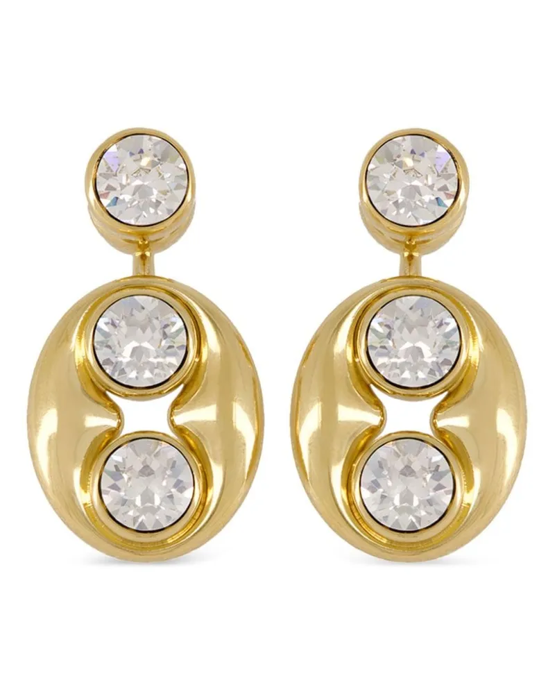 Amina Muaddi Iris Ohrringe - Gold Gold