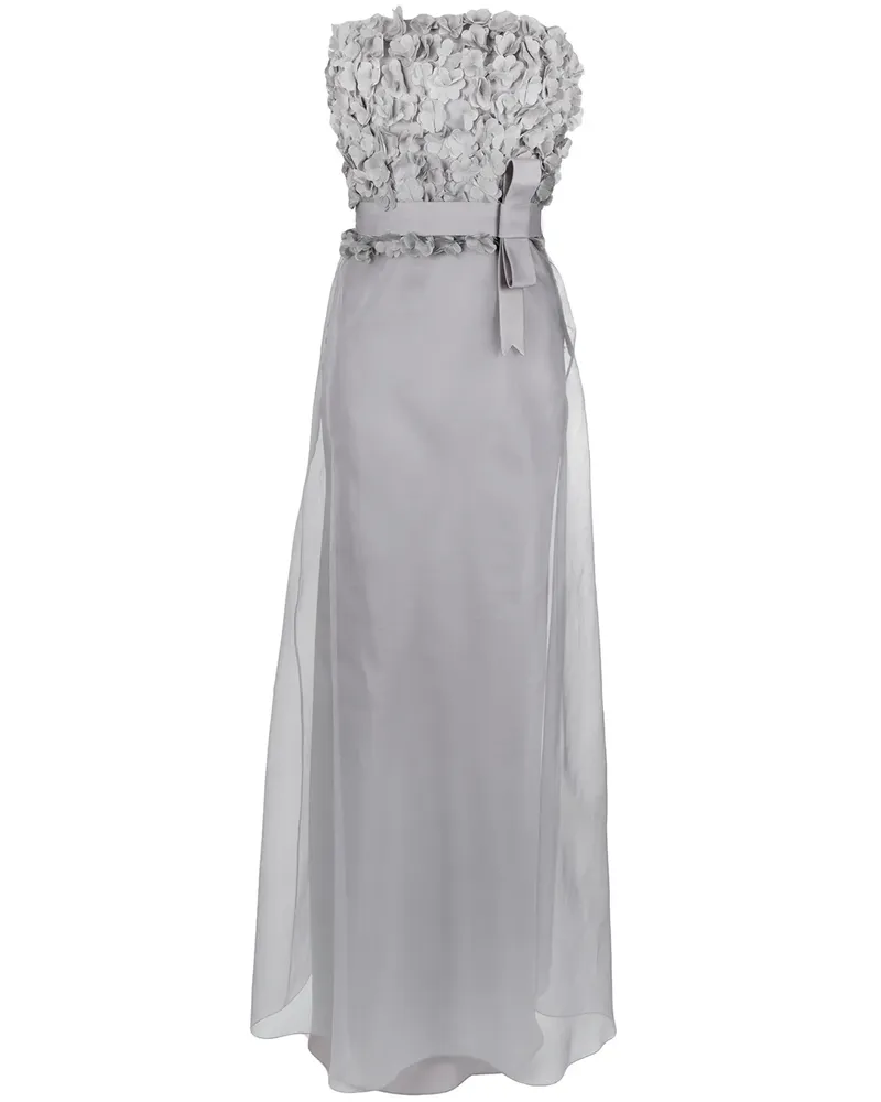 Gloria Coelho Langes Kleid - Grau Grau