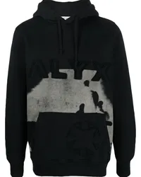 1017 ALYX 9SM Hoodie mit Logo-Stickerei Schwarz