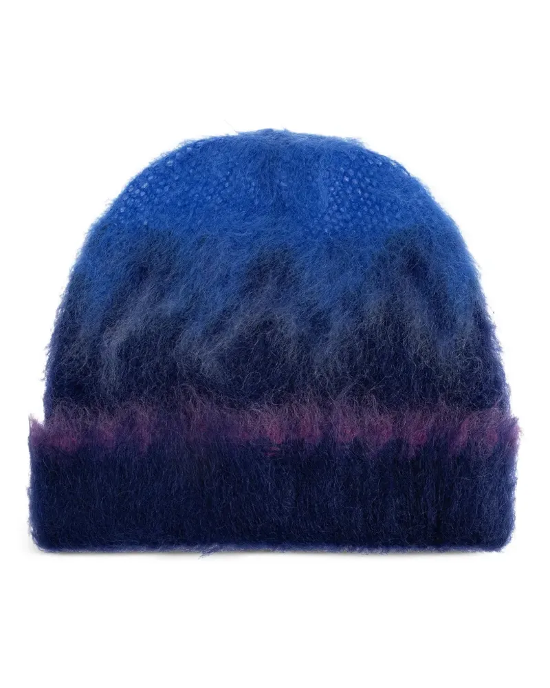 Isabel Marant mohair wool beanie hat - Blau Blau