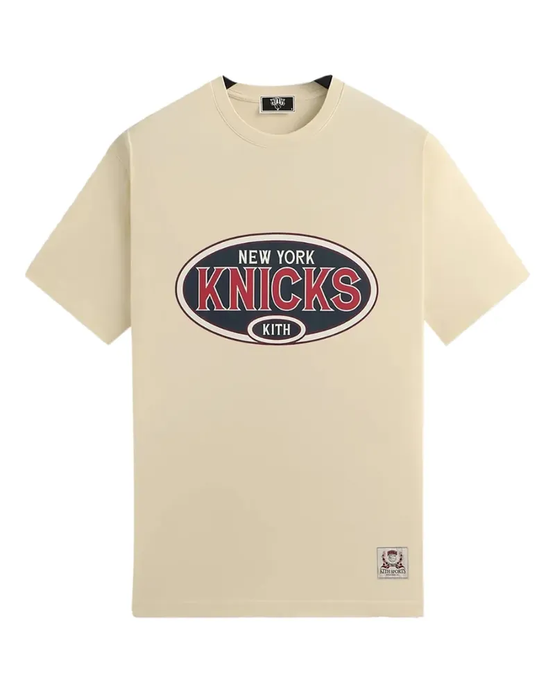 KITH New York Knicks Jones T-Shirt mit rundem Ausschnitt - Nude Nude