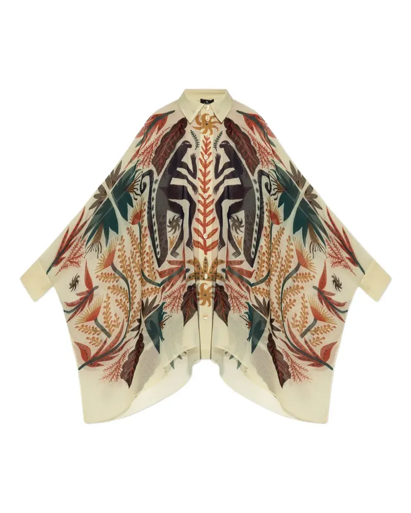 Etro x Tabby Booth Hemd mit asymmetrischem Schnitt - Nude Nude