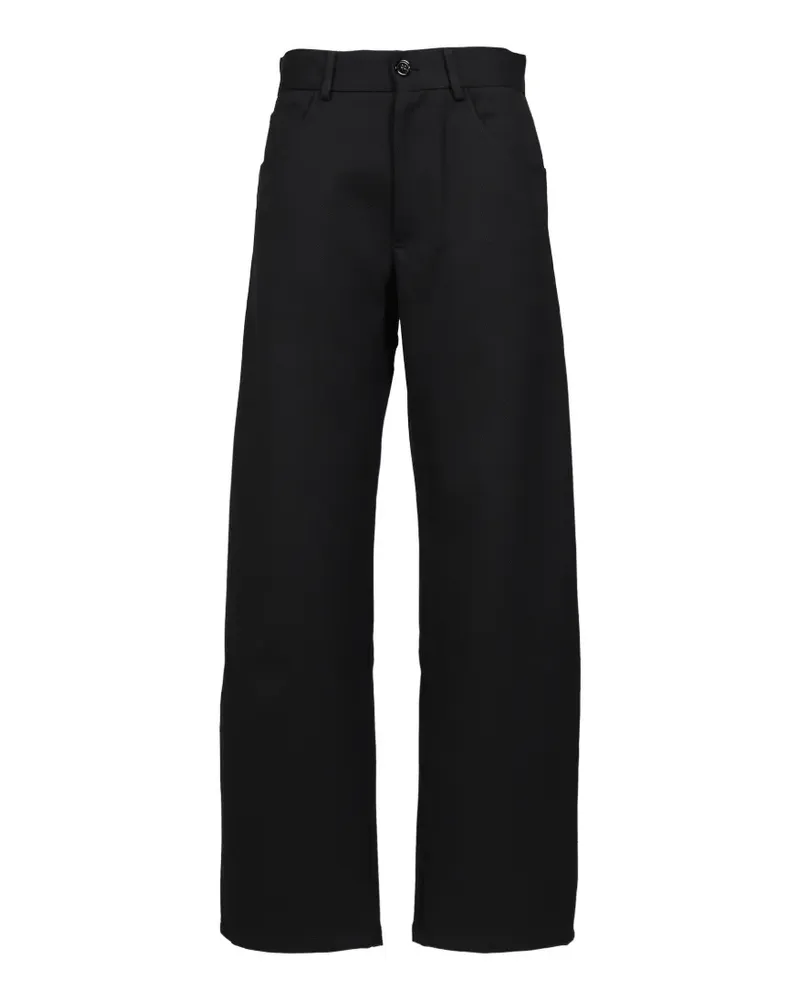 Séfr Oktai Barrel-Leg-Hose - Schwarz Schwarz