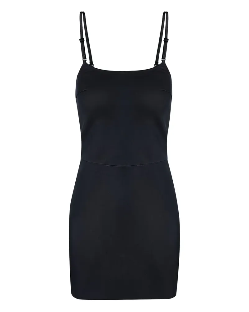 Manokhi adjustable-strap mini dress - Schwarz Schwarz