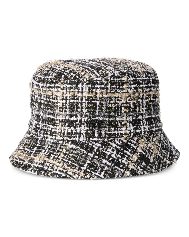 Maison Michel Fischerhut aus Tweed - Schwarz Schwarz