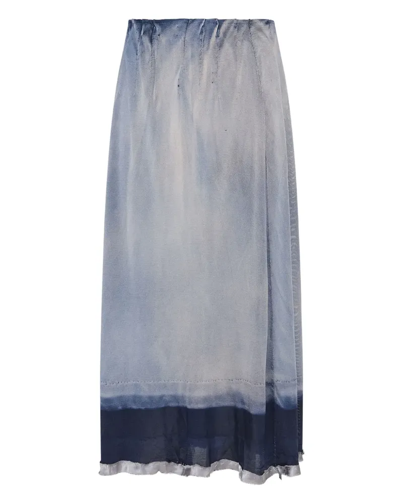 Maison Margiela Rock mit Print - Blau Blau
