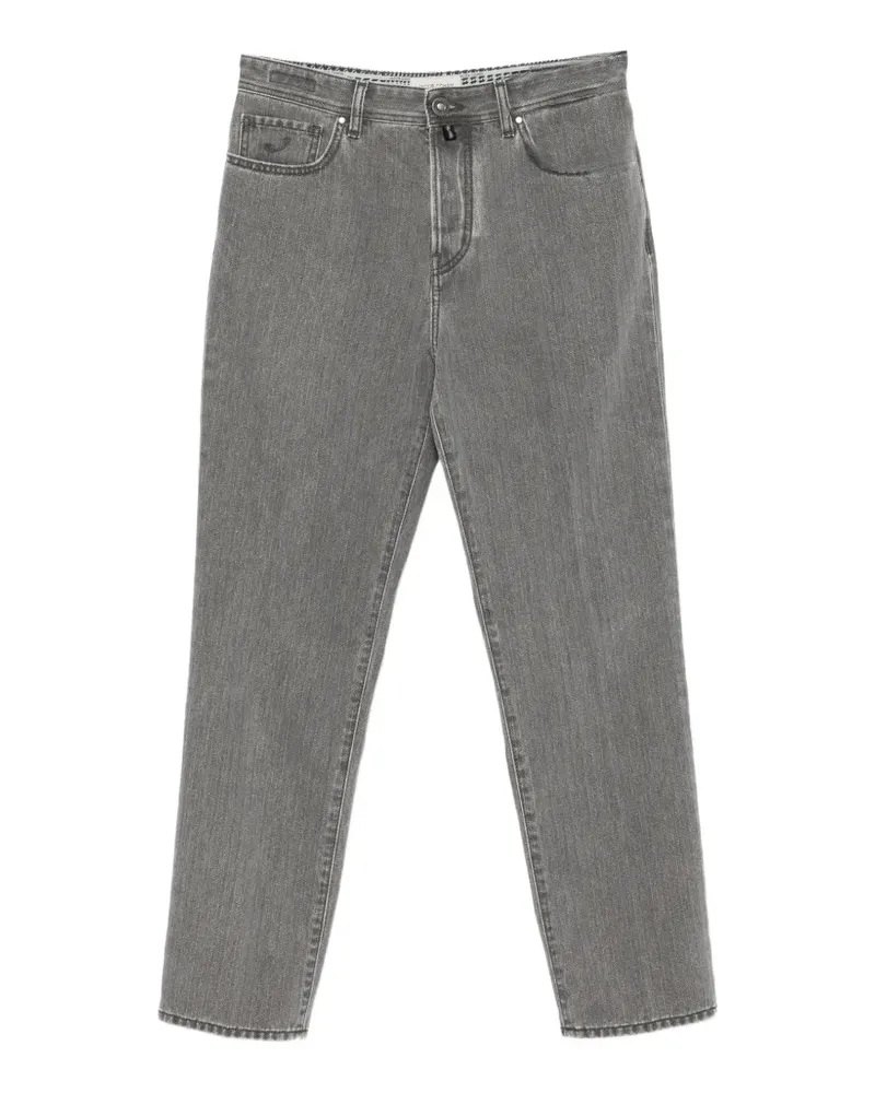 Jacob Cohën Jeans mit Fischgrätenmuster - Grau Grau