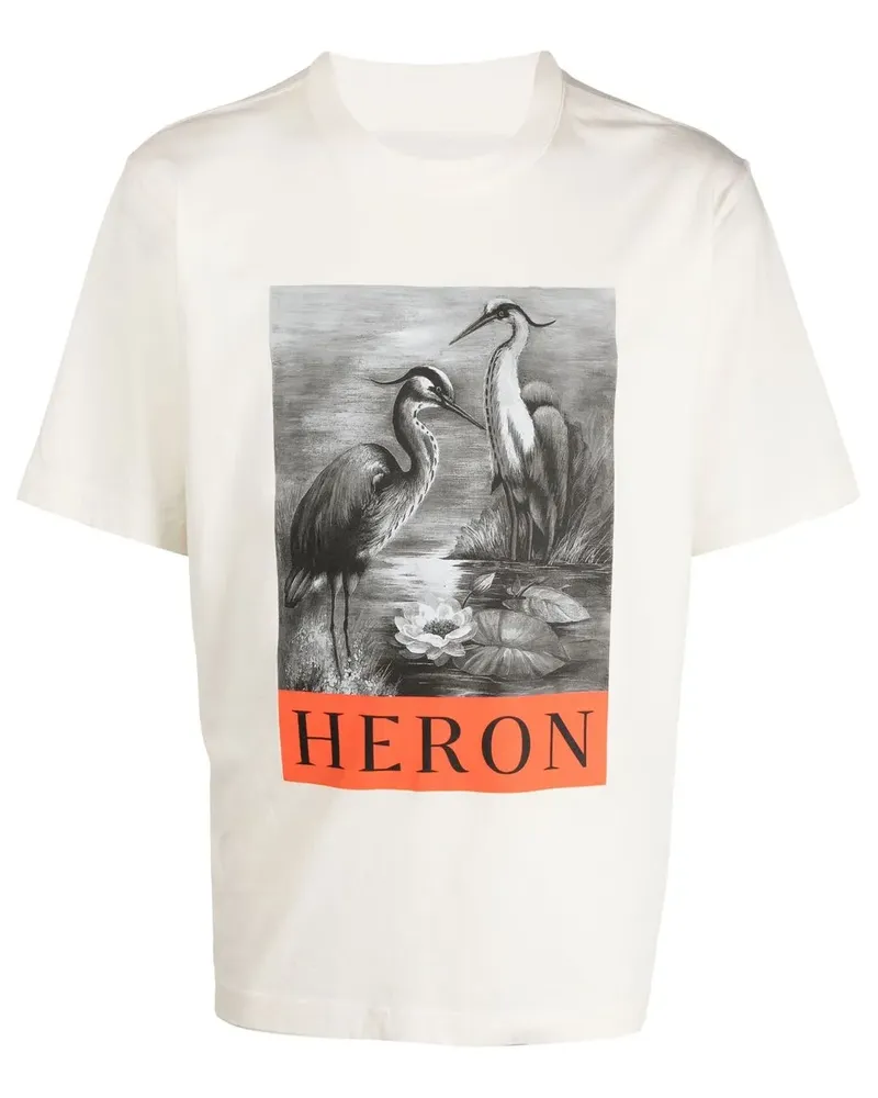 Heron Preston T-Shirt mit grafischem Print - Weiß Weiß