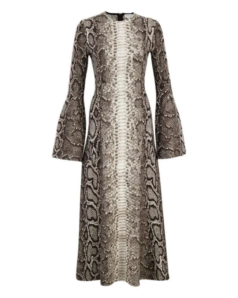 Gabriela Hearst Aalia Kleid - Grau Grau