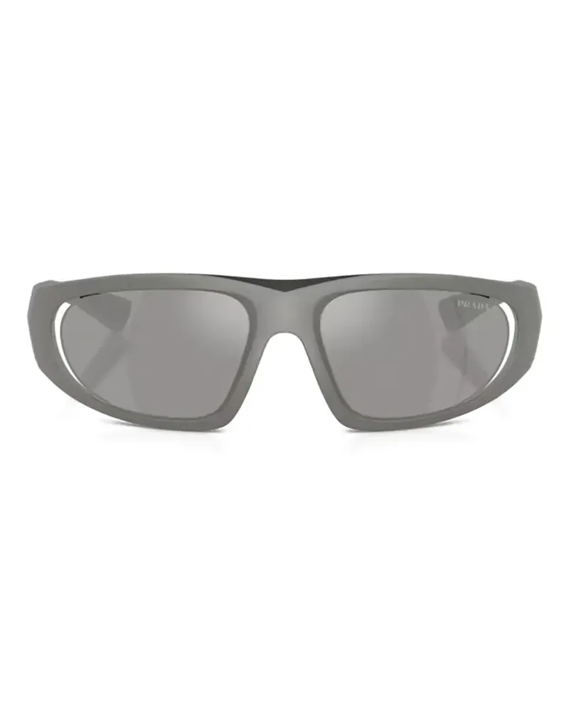 Prada oval-frame sunglasses - Grau Grau